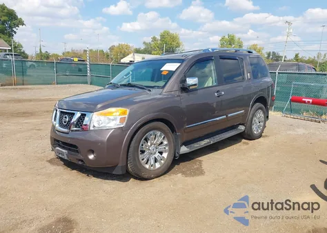 2015 Nissan Armada Platinum из США, поврежденный, VIN 5N1BA0NF2FN619791